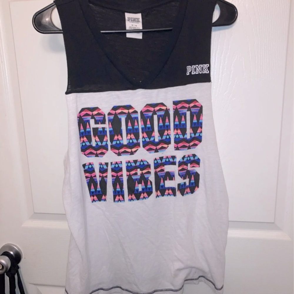 VS Pink sleeveless tank top - medium